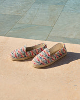 Cotton Jaquard Espadrilles - No Tote | 