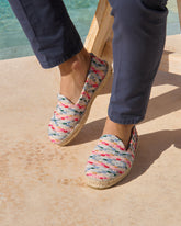 Cotton Jaquard Espadrilles - No Tote | 