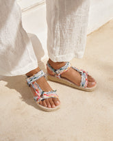 Cotton Jaquard Hiking Sandals - Women’s New Shoes | 