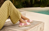 Dyed Cotton Flat Espadrilles - Espadrilles | 