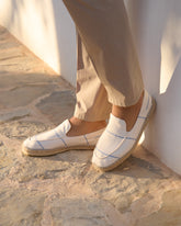 Woven Canvas<br />Traveler Loafers Espadrilles - Men’s Shoes | 