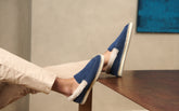 Suede With Faux Fur Loafers Espadrilles - SMALL GIFTS FOR HIM | 