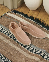 Suede With Faux Fur Loafers Espadrilles - Summer Holiday Promo | 