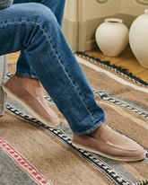 Suede With Faux Fur Loafers Espadrilles - Men's Collection | 