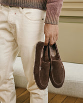 Suede With Faux Fur Loafers Espadrilles | 