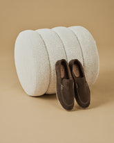 Suede With Faux Fur Loafers Espadrilles | 