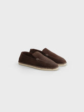 Mocassini Espadrilla in Pelle Scamosciata e Faux Fur - Collezione Faux Fur Uomo | 