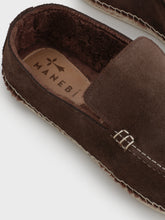Mocassini Espadrilla in Pelle Scamosciata e Faux Fur | 