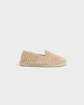 Raffia Stripes Flat Espadrilles - Espadrilles | 