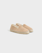 Raffia Stripes Flat Espadrilles - Espadrilles | 