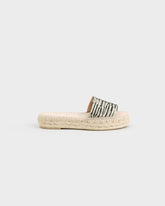 Slides a Fascia in Rafia Zebra - Nuovi Arrivi | Scarpe Donna | 