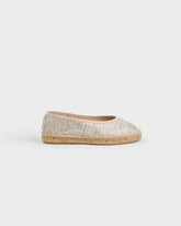 Lurex Cotton Ballet Flat Espadrilles - Women’s Espadrilles | 