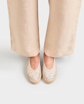 Lurex Cotton Ballet Flat Espadrilles - Women’s Espadrilles | 