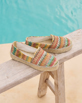 Woven Raffia Double Sole Espadrilles - Women's Shoes | 