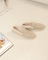 Organic Hemp With Faux Fur Loafers Espadrilles - Summer Holiday Promo | 