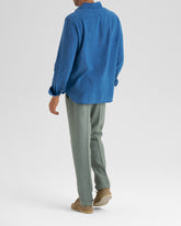 Pantaloni Savana In Lino Irlandese Con Cintura - NUOVI ARRIVI|ABBIGLIAMENTO UOMO | 