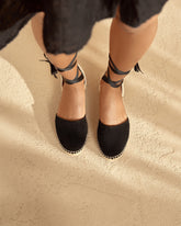 Suede Flat Valenciana Espadrilles - The Perfect Match | 