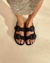 Suede Traveler Nordic Sandals - The Summer Total Look | 
