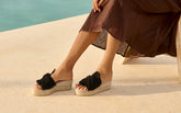 Soft Suede Platforms With Knot - Spring Promo|Women | 