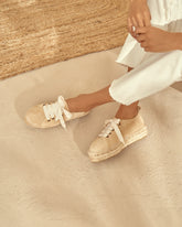 Suede Lace-Up Espadrilles - All products no RTW | 