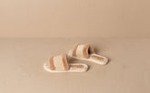 Suede With Faux Fur Flat Sandals - Black Friday|Collezione Donna | 