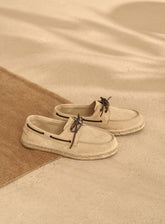Suede Boat-Shoes Espadrilles | 