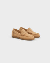 Suede Penny Loafers - Women’s Loafers | 