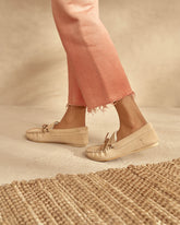 Suede With Faux Fur Moccasins | 