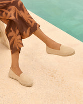 Suede Flat Espadrilles - Women's Bestselling Shoes | 