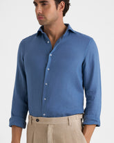 Camicia Posillipo In Lino Tinto Capo - NUOVI ARRIVI|ABBIGLIAMENTO UOMO | 