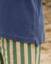 Organic Terry Cotton<br />Olive Polo Shirt - Les Garçons Faciles | 