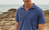 Organic Terry Cotton<br />Olive Polo Shirt - Men’s Collection | 
