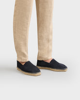 Suede Squared Toe Espadrilles - Espadrilles | 