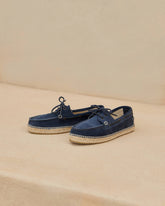Suede Boat-Shoes Espadrilles - Men's Boat Shoes | 