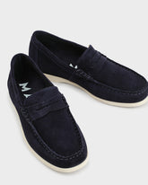 Suede Penny Loafers | 