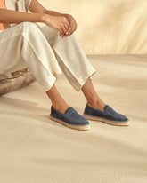 Suede Loafers Espadrilles - Women’s Loafers | 
