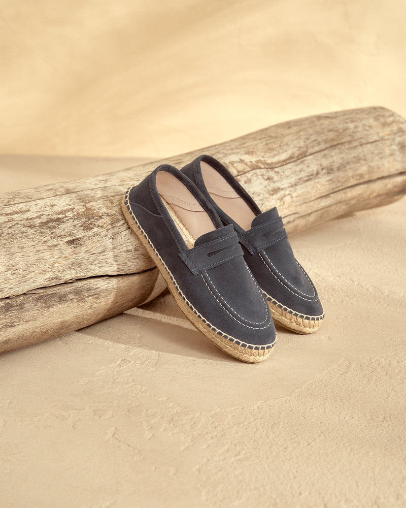 Men's Driving Moccasin Loafers Shoes Canvas Slip-on Fisherman espadrille  Shoes
