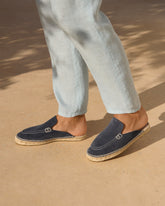 Suede Traveler Loafers Mules | 