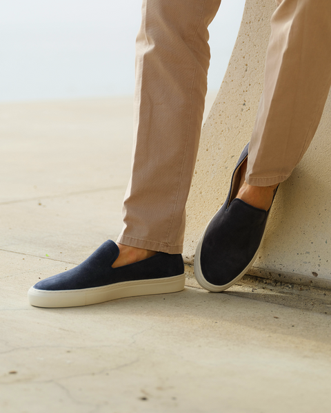 Suede slip ons on sale