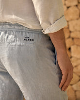 Washed Linen Malibu Shorts - Collezione Uomo | 