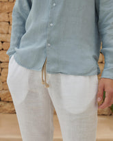 Washed Linen Panama Shirt - Men’s Collection | 