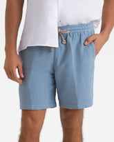 Washed Linen Malibu Shorts - Your Boat Day Look | 