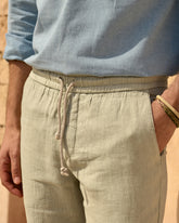 Washed Linen Venice Trousers - Men’s New Arrivals | 