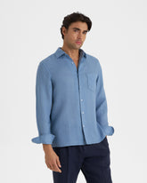 Washed Linen Panama Shirt - New Arrivals | Men's Clothing | 