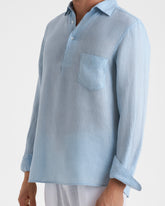 Washed Linen Nassau Polo Shirt - New Arrivals | Men's Clothing | 