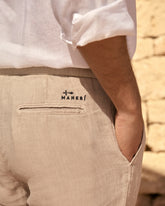 Washed Linen Venice Trousers - Men’s Clothing | 