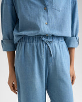 Linen Blend Chambray Belem Trousers - New Arrivals | Women's Clothing | 