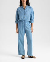 Linen Blend Chambray Belem Trousers - New Arrivals | Women's Clothing | 