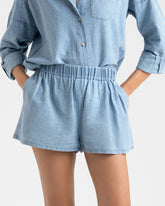 Linen Blend Chambray Bahia Shorts - Nuovi Arrivi | Abbigliamento Donna | 