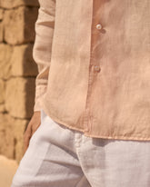 Washed Linen Panama Shirt - Men’s Clothing | 